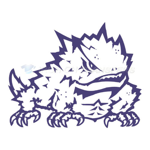 TCU Horned Frogs Iron-on Stickers (Heat Transfers)NO.6433